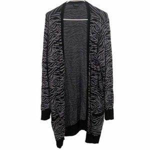 Torrid Plus Size Zebra Print Button Up Cardigan